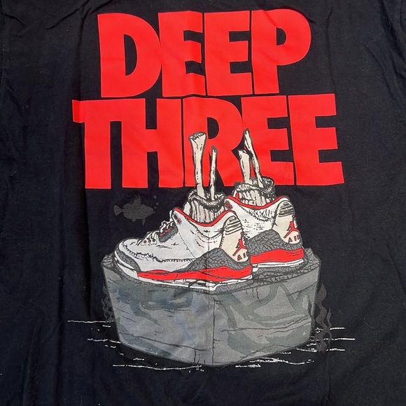 Nike Jordan 2013 3 Cement Deep Three Ankle Break Hot Pink 2XL Shirt - Picture 2 of 8